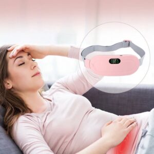 Rechargeable Menstrual Heating Pad Relief Pain Belt Massager